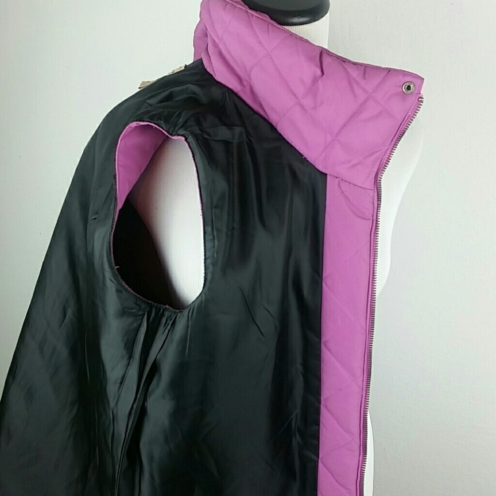 TELLURIDE l Puff Vest Purple Black D2 - Picture 7 of 7